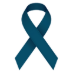 Colorectal Cancer awareness ribbon