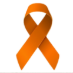 Kidney Cancer awareness ribbon