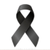 Melanoma Cancer awareness ribbon